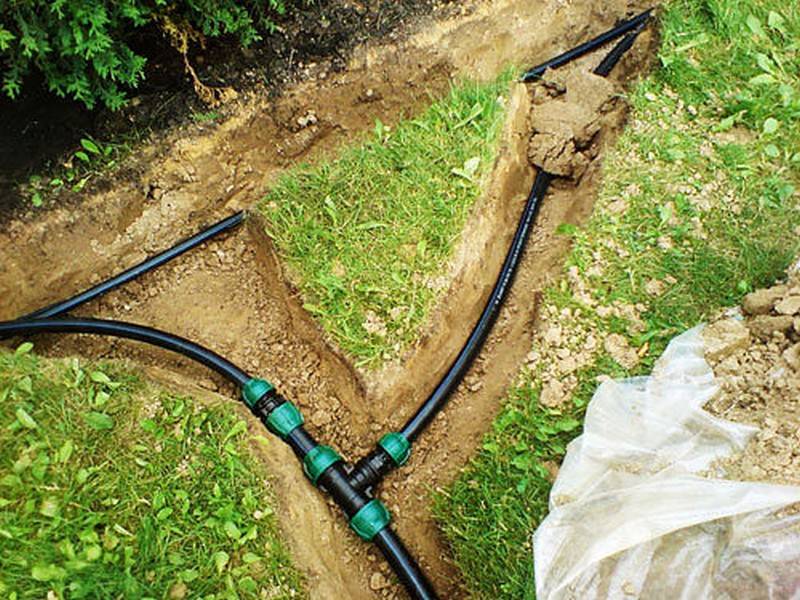 Трубы пнд для водопровода на даче: монтаж полиэтиленового летнего трубопровода