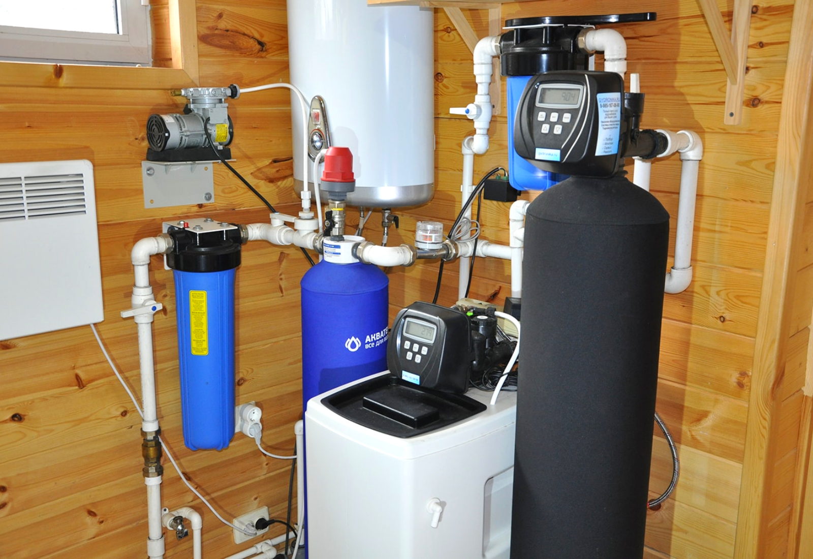 Монтаж водоочистки: оборудование и принцип установки