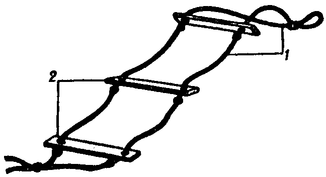Веревочная лестница своими руками: фото, описание