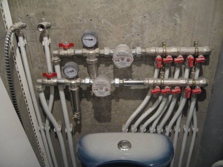 Коллекторная схема подачи воды в квартире