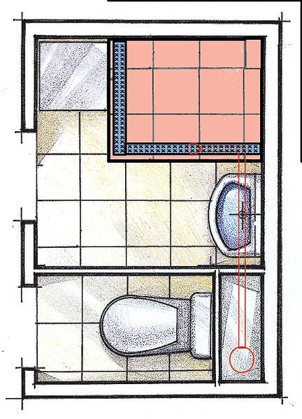 Как разделить санузел на ванну и туалет