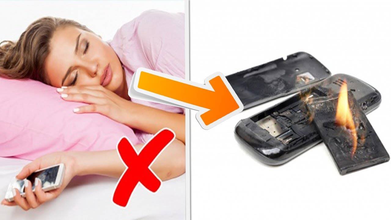 Почему нельзя класть телефон под подушку