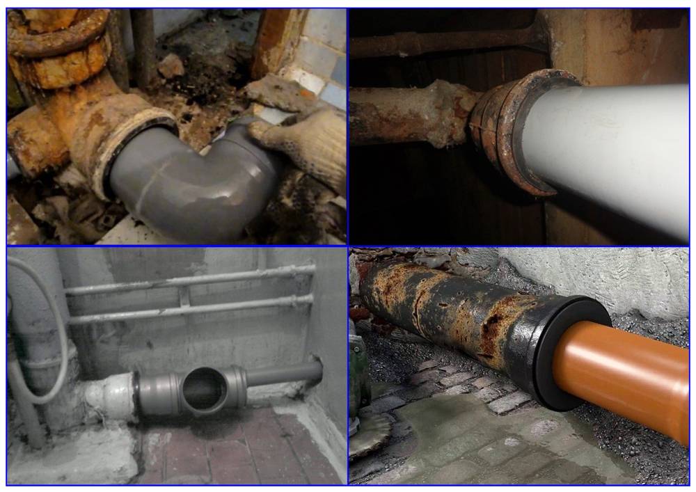Чугунная канализация: монтаж, демонтаж и соединения труб