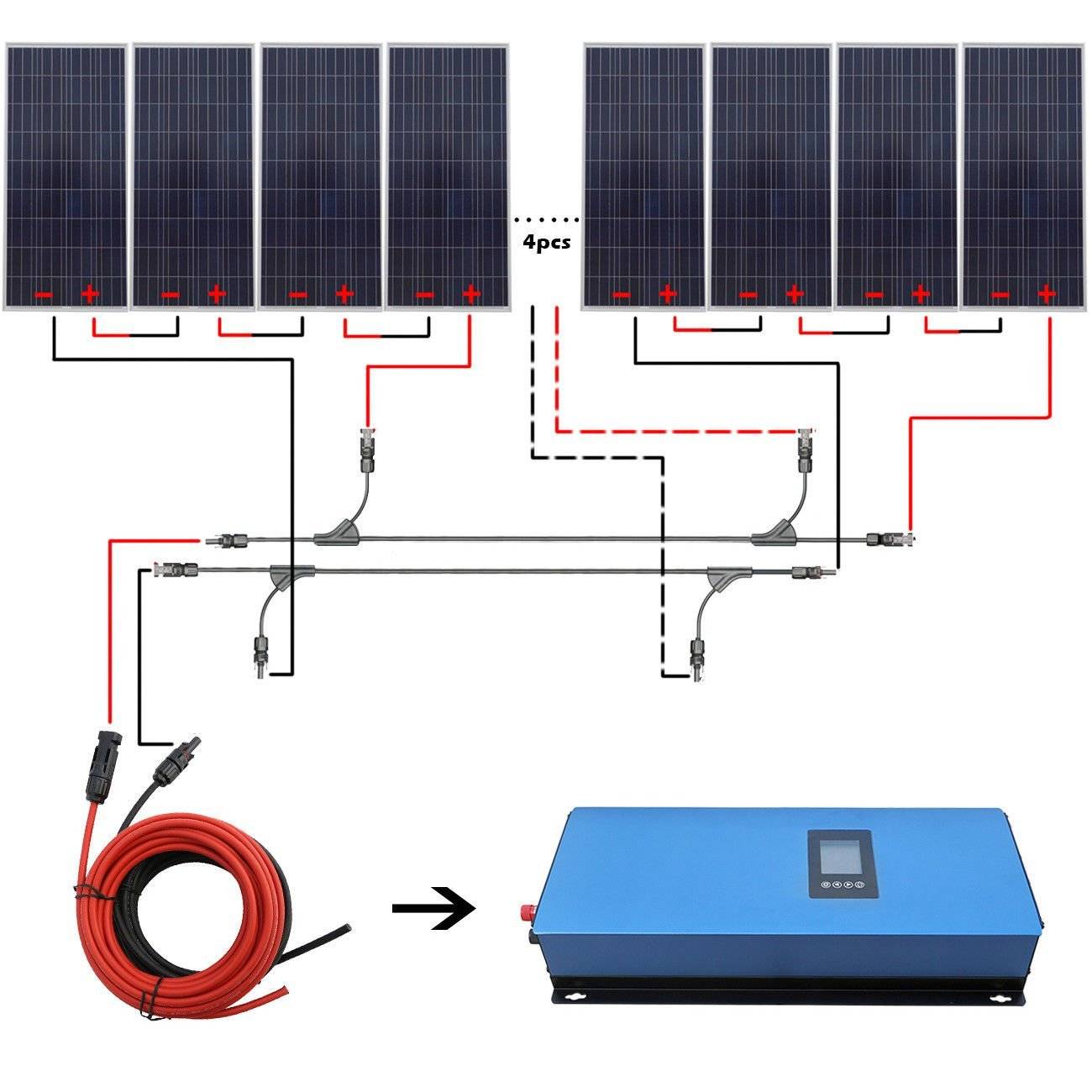 Схема подключения солнечных батарей » сайт для электриков - советы, примеры, схемы