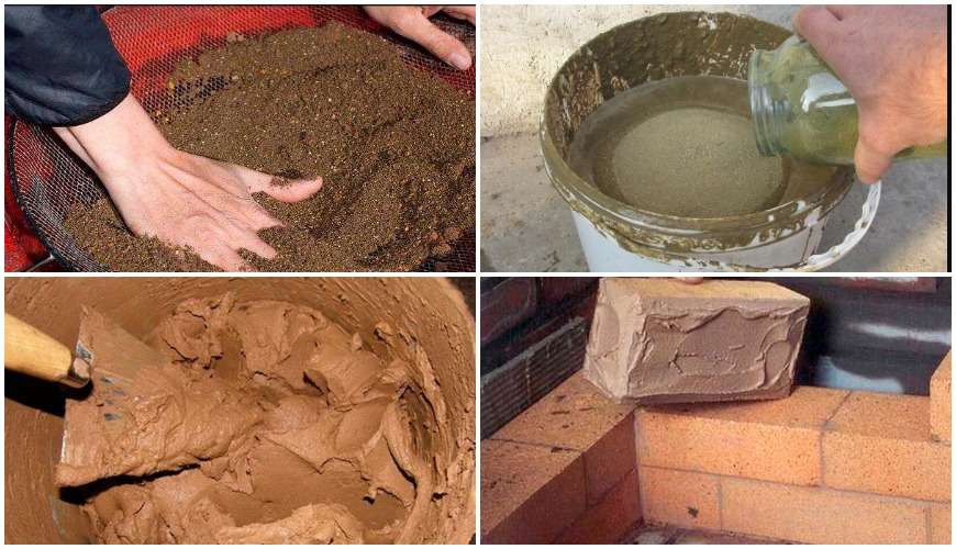 Раствор для кладки печи из кирпича: пропорции песка и глины, можно ли добавлять цемент
