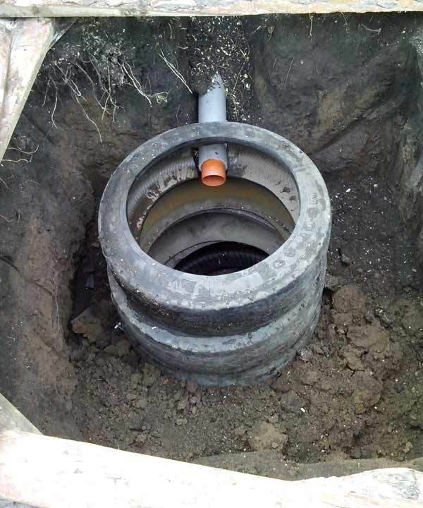 Септик из покрышек своими руками, а также выгребная яма из колес: делаем туалет на даче из старых шин