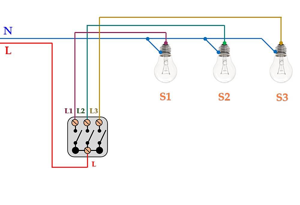 Cхема подключения выключателя: как подключить двухклавишный на две лампочкии с одной клавишей, а также бра со шнурком