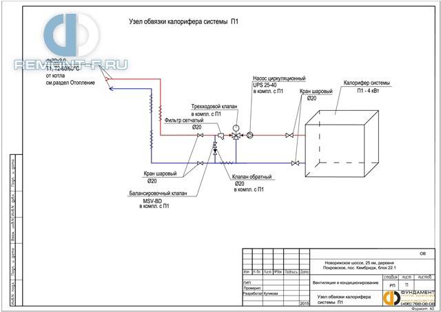 Смесительный узел для вентиляции | узел обвязки калорифера приточной установки - схема, виды и типы