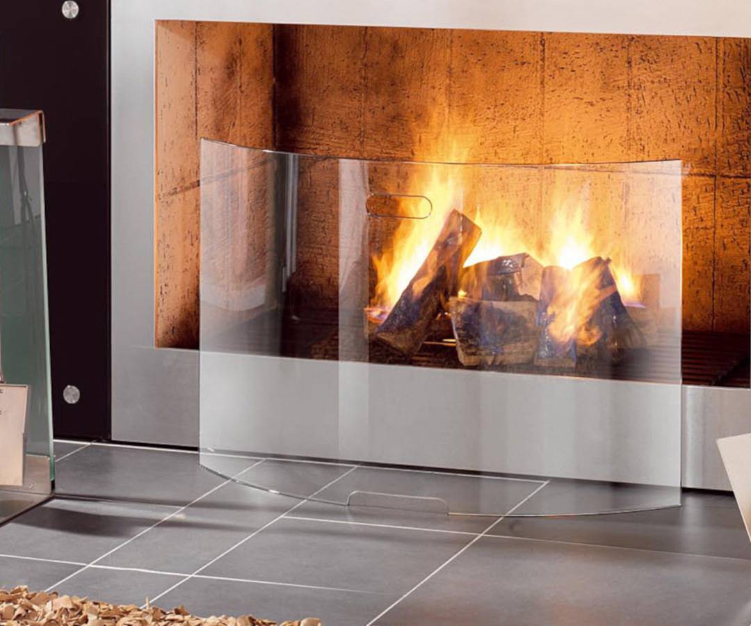 Жаростойкое огнеупорное стекло для экранов каминов и каминных печей. стеклокерамика schott robax®