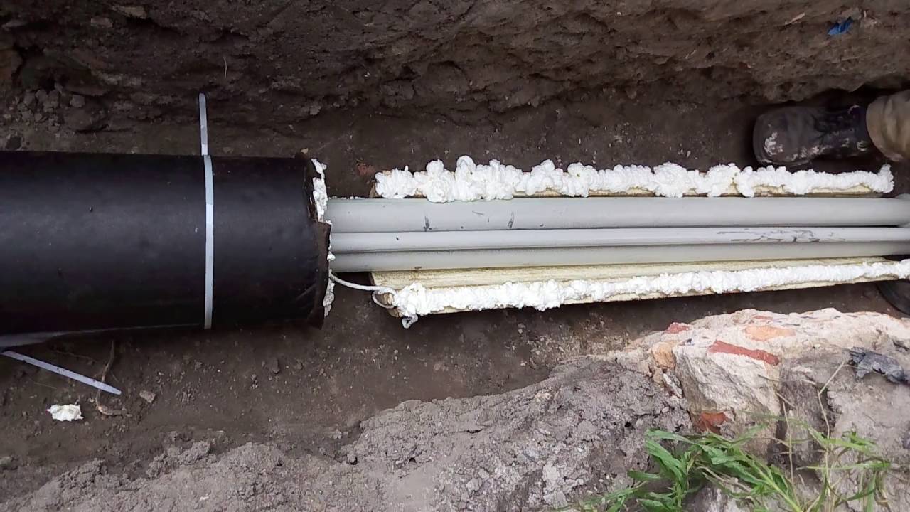 Утепление водопроводных труб своими руками (видео и фото)