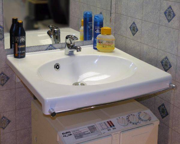 Установка раковины над стиральной машиной ✅: как в ванной комнате, своими руками ??
