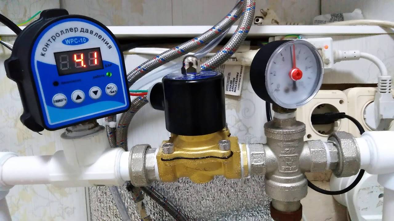 Реле насосной станции: установка и регулировка датчика перепада давления воды