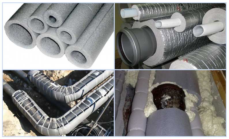 Как утеплить канализационную трубу на улице в частном доме: выбор материалов, методики