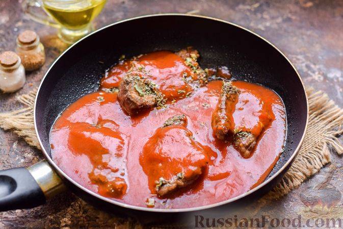 Гуляш с подливкой томатно-сметанной рецепты с фото пошаговые фоторецепт.ru
