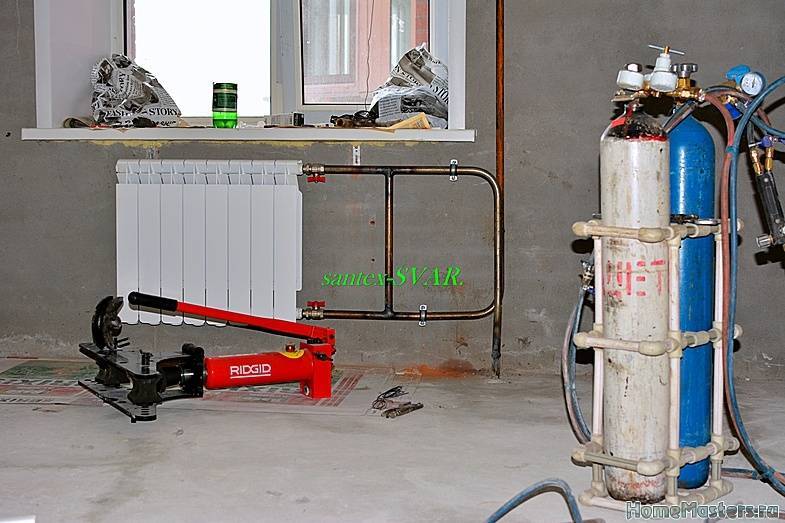 Работа газосваркой: пошаговые инструкции по замене батарей отопления