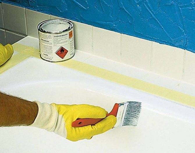 Какой краской покрасить ванну в домашних условиях внутри? обзор +видео