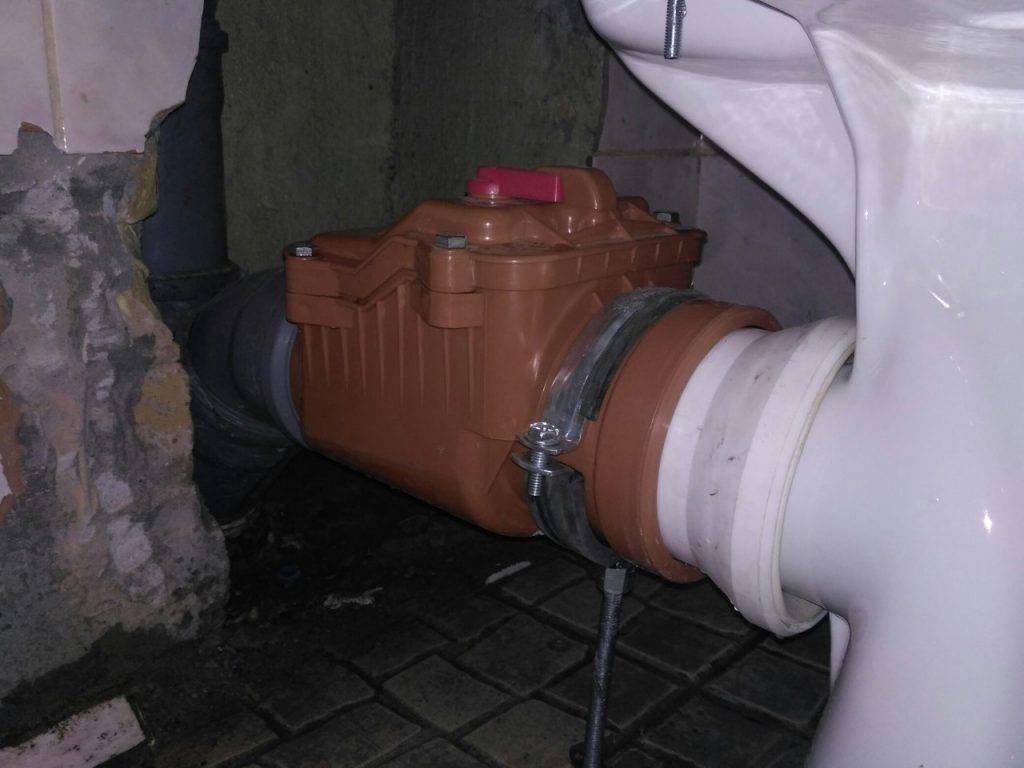 Обратный клапан для канализации