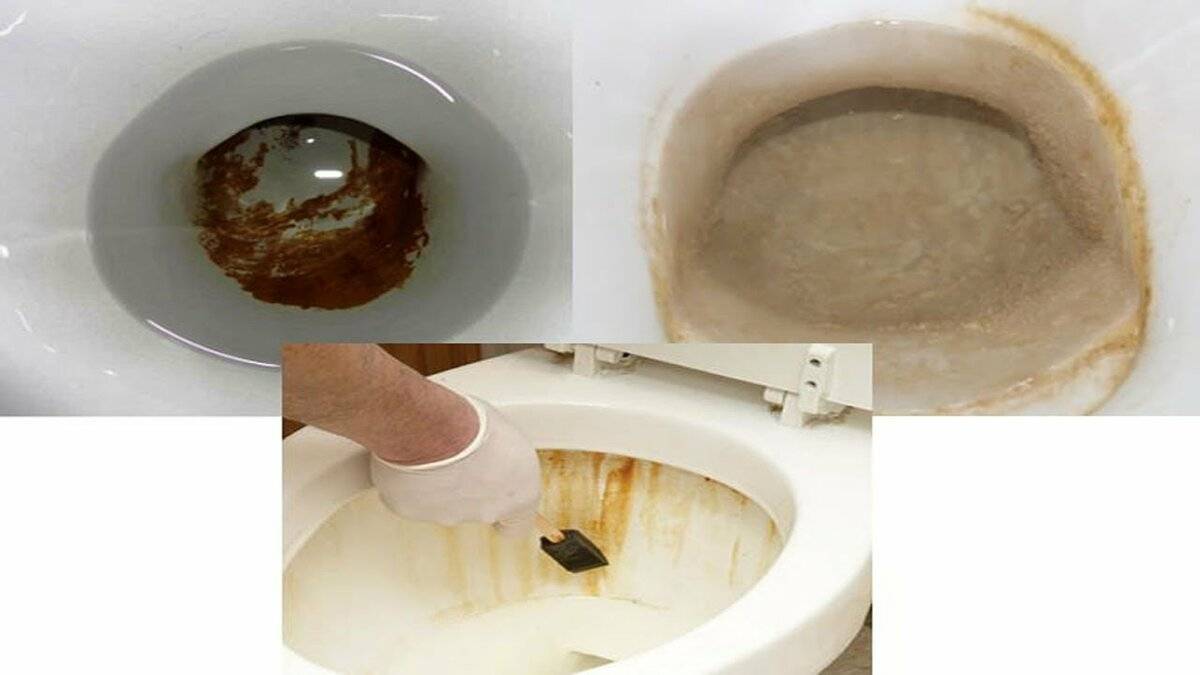 Как очистить унитаз от известкового налета и мочевого камня: в домашних условиях (эффективные способы)