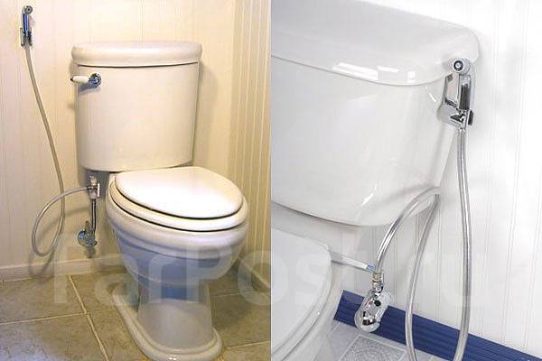 Гигиенические души в туалете: особенности установки и фото