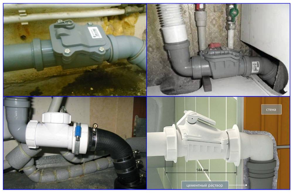 Обратный клапан для канализации: защита жилища от затопления сточными водами – советы по ремонту