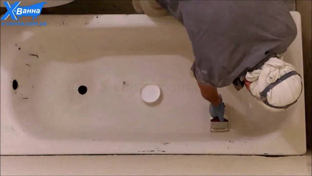 Эмалировка ванн своими руками: инструкция по подготовке и нанесению эмали